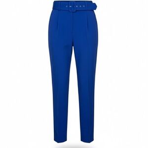One n More Royal Blue Pleated Dress Pants Small